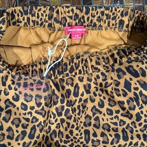 Leopard Print Midi Skirt